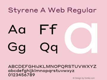 burberry styrene regular font|Styrene Font Family .